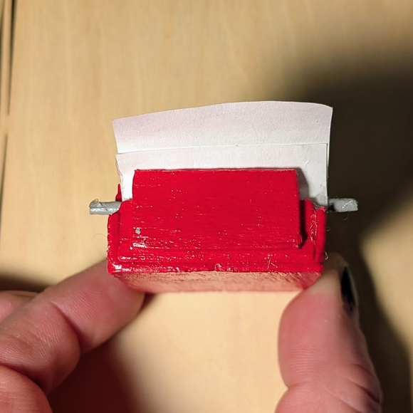 Tiny Typewriter Classic Red Martin Luther King Jr Quote Handmade Miniature Art - Picture 10 of 10